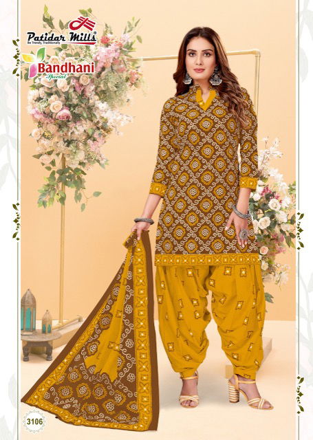 Patidar Bandhani Special 31 Cotton Printed Casual Daily Wear Dress Material Collection